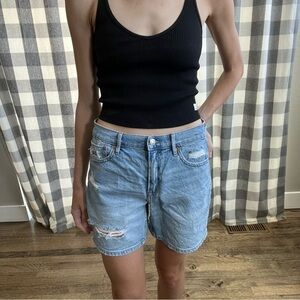 American Eagle Outfitters Light Blue Jean Shorts